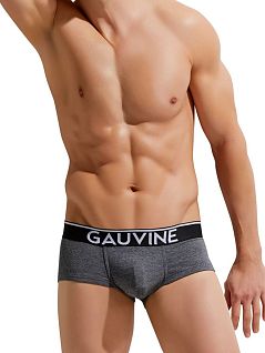 Хлопковые хипсы на заниженной посадке темно-серого цвета GAUVINE RTGAU3005-30